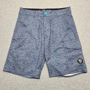 Vans‎ Vanphibian Series Men's Blue Heather Cargo Board Shorts Size 32
